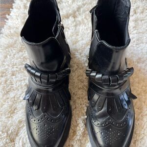 Dr. Martens Black Combat Boots-Rare Style Find!!